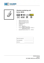 Hauber HE055 Series Operating Instructions Manual preview