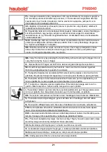 Предварительный просмотр 21 страницы haubold 575852 Operating Instructions Manual