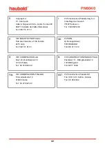 Предварительный просмотр 42 страницы haubold 575852 Operating Instructions Manual