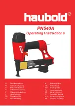 haubold PN540A Operating Instructions Manual preview