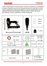 Предварительный просмотр 6 страницы haubold PN540A Operating Instructions Manual