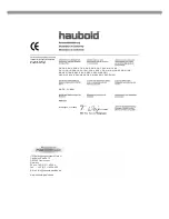 Preview for 14 page of haubold PN6040I Operating Instructions Manual