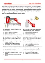 Предварительный просмотр 25 страницы haubold PN755 Operating Instructions Manual