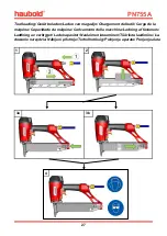 Предварительный просмотр 27 страницы haubold PN755A Operating Instructions Manual