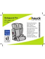 Hauck Bodyguard Instructions For Use Manual preview