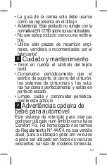 Предварительный просмотр 41 страницы Hauck Comfort Fix Isofix Base Instructions Manual