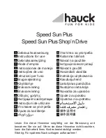 Предварительный просмотр 1 страницы Hauck Speed Sun Plus Instructions For Use Manual