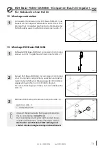 Предварительный просмотр 11 страницы Hauff-Technik ESH Basic-FUBO-GK/MBK Assembly Instructions Manual