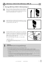 Предварительный просмотр 11 страницы Hauff-Technik MSH Basic-FUBO-E-SR4 Assembly Instruction Manual