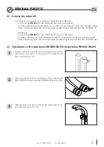 Предварительный просмотр 41 страницы Hauff-Technik MSH-FW Basic-FUBO-FIX Assembly Instruction Manual