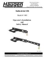 Haugen MIJ Installation And Safety Manual preview