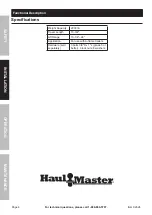 Preview for 4 page of HAUL MASTER 2000 LB. A-Frame Trailer Jack Owner'S Manual & Safety Instructions