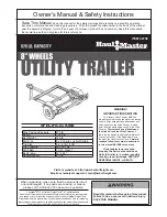 Preview for 1 page of HAUL MASTER 42708 Owner'S Manual