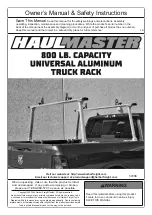 HAUL MASTER 57208 Owner'S Manual & Safety Instructions preview