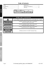 Preview for 2 page of HAUL MASTER 60438 Owner'S Manual & Safety Instructions