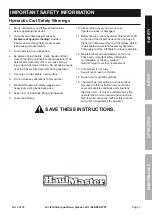 Preview for 3 page of HAUL MASTER 60438 Owner'S Manual & Safety Instructions