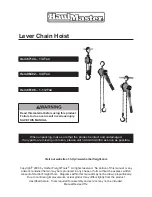 Preview for 1 page of HAUL MASTER 66106 Manual