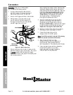 Preview for 10 page of HAUL MASTER 66771 Owner'S Manual