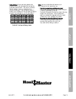 Preview for 13 page of HAUL MASTER 66771 Owner'S Manual