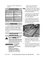 Preview for 5 page of HAUL MASTER 99900 Set Up And Operating Instructions Manual