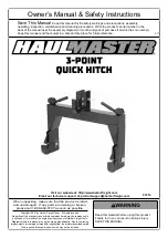 HAUL MASTER HAULMASTER 97214 Owner'S Manual & Safety Instructions preview