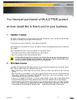 Preview for 7 page of Haulotte Group H21TX Operator'S Manual