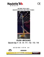 Preview for 1 page of Haulotte Group Quick Up 11 Operation And Maintenance Instructions