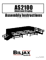 Haulotte BilJax AS2100 Assembly Instructions Manual предпросмотр