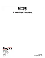 Preview for 16 page of Haulotte BilJax AS2100 Assembly Instructions Manual