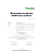 Предварительный просмотр 10 страницы haupa AH-12 Instruction Manual