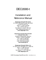 Preview for 2 page of Hauppauge DEC 2000-t Installation And Reference Manual