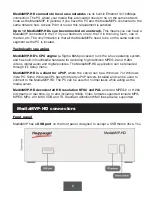 Preview for 3 page of Hauppauge MediaMVP-HD Installation Manual