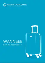 HAUPTSTADTKOFFER WANNSEE Manual preview