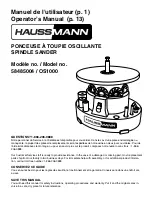 Haussmann 58485004 Operator'S Manual preview