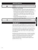 Preview for 21 page of Haussmann 59595005 Operator'S Manual