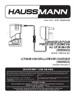 Haussmann 59595023 Operator'S Manual preview