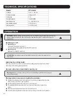 Предварительный просмотр 22 страницы Haussmann 59595029 Operator'S Manual