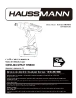 Предварительный просмотр 1 страницы Haussmann 59595058 Operator'S Manual