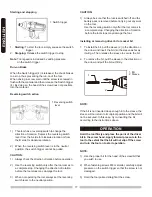 Preview for 17 page of Haussmann 59595058 Operator'S Manual