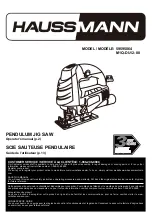 Preview for 1 page of Haussmann 59595064 Operator'S Manual