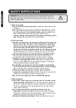 Preview for 4 page of Haussmann 59595070 Operator'S Manual