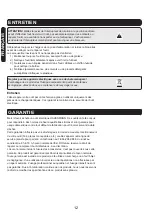 Предварительный просмотр 12 страницы Haussmann 59595073 Operator'S Manual