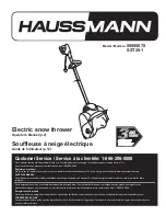 Haussmann 59595075 Operator'S Manual preview