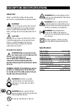 Предварительный просмотр 24 страницы Haussmann 59695011 Operator'S Manual