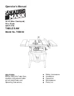 Preview for 1 page of Haussmann TDB342 Operator'S Manual