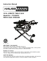 Preview for 1 page of Haussmann X-pert 89335002 Instruction Manual