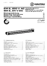 HAUTAU EM 2 Mounting Instructions preview