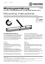 HAUTAU SKA 20 Mounting Instructions preview