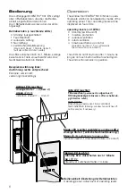 Предварительный просмотр 6 страницы HAUTAU VENTRA 301 E/N Maintenance And Operating Instructions