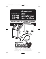 Havahart SS-725 Operation And Installation Instructions Manual preview